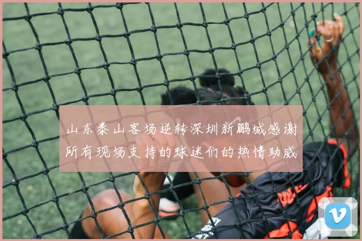 山东泰山客场逆转深圳新鹏城感谢所有现场支持的球迷们的热情助威